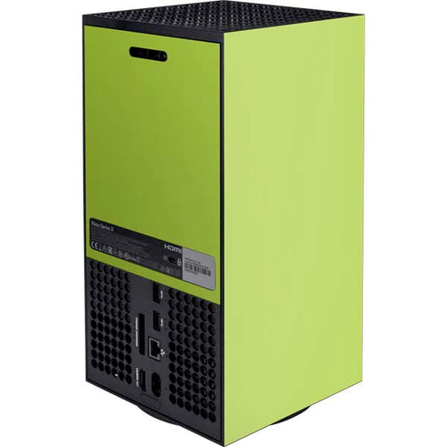 Color Pop Laser Lime Xbox Series X Console Skin