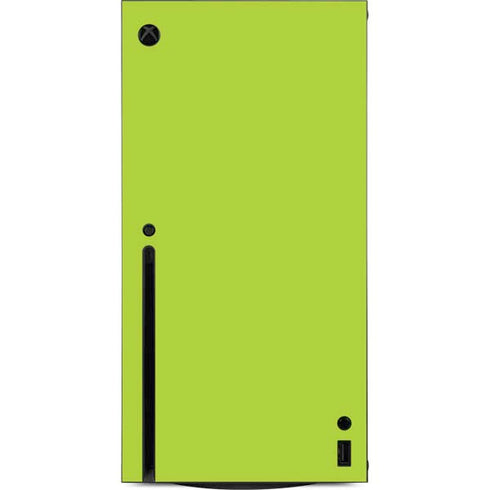 Color Pop Laser Lime Xbox Series X Console Skin