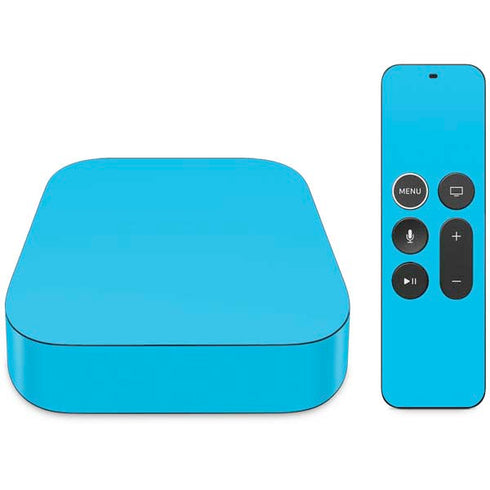 Color Pop Turbo Cyan Apple TV Skin