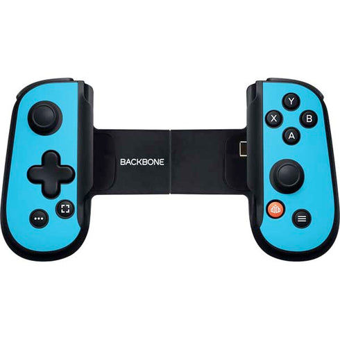 Color Pop Turbo Cyan Backbone One for iPhone Game Controller Skin