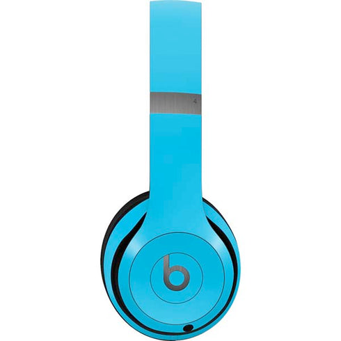 Color Pop Turbo Cyan Beats Solo 4 Wireless Headphones Skin