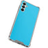 Color Pop Turbo Cyan Gabb Phone 4 Clear Case