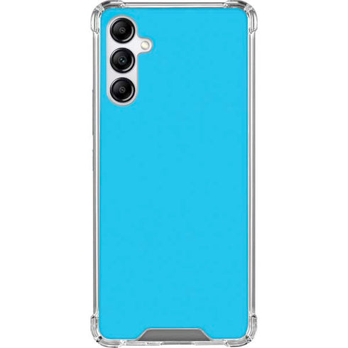 Color Pop Turbo Cyan Galaxy A14 5G Clear Case