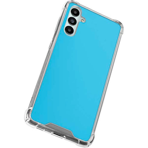 Color Pop Turbo Cyan Galaxy A14 5G Clear Case