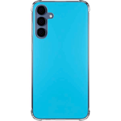 Color Pop Turbo Cyan Galaxy A35 5G Clear Case