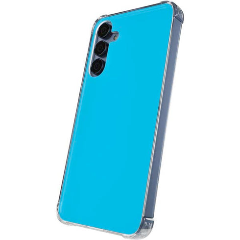 Color Pop Turbo Cyan Galaxy A35 5G Clear Case