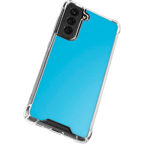Color Pop Turbo Cyan Galaxy S22 Plus Clear Case