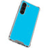 Color Pop Turbo Cyan Galaxy S23 Clear Case