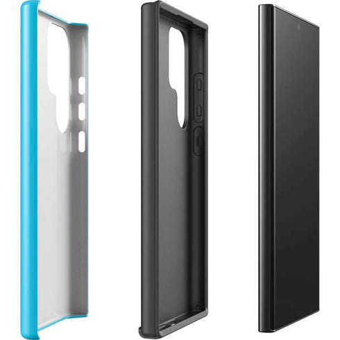 Color Pop Turbo Cyan Galaxy S23 Ultra Pro Case