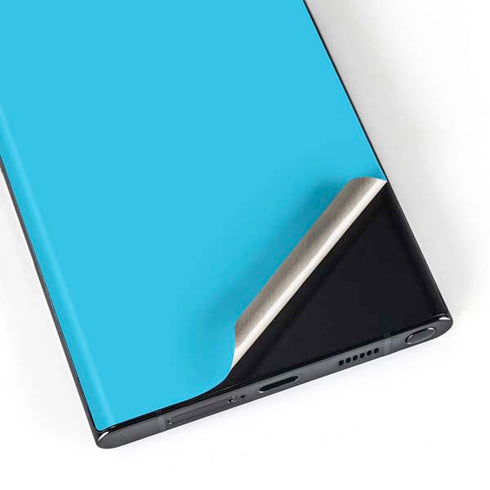 Color Pop Turbo Cyan Galaxy S23 Ultra Skin