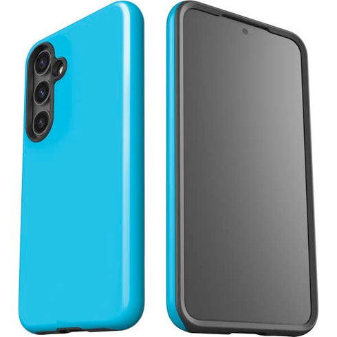 Color Pop Turbo Cyan Galaxy S24 Impact Case