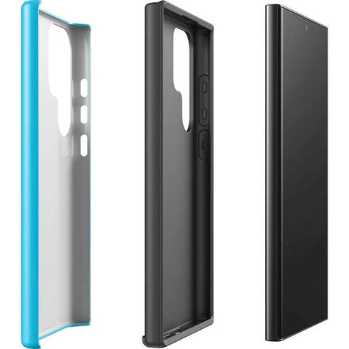 Color Pop Turbo Cyan Galaxy S24 Ultra Impact Case