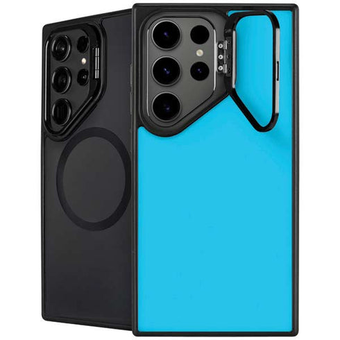 Color Pop Turbo Cyan Galaxy S24 Ultra Kickstand Case