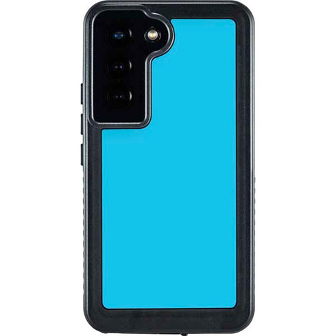 Color Pop Turbo Cyan Galaxy S24 Waterproof Case
