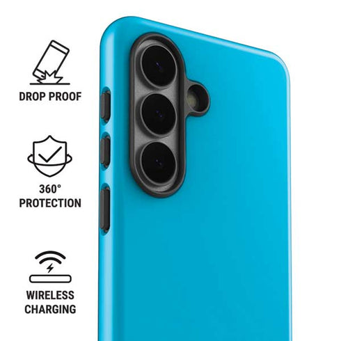 Color Pop Turbo Cyan Galaxy S26 Impact Case