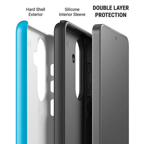 Color Pop Turbo Cyan Galaxy S26 Impact Case