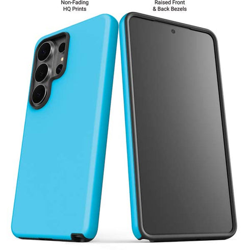 Color Pop Turbo Cyan Galaxy S26 Ultra Impact Case