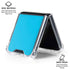 Color Pop Turbo Cyan Galaxy Z Flip6 Clear Case