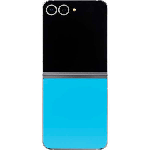 Color Pop Turbo Cyan Galaxy Z Flip6 Skin
