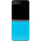 Color Pop Turbo Cyan Galaxy Z Flip6 Skin