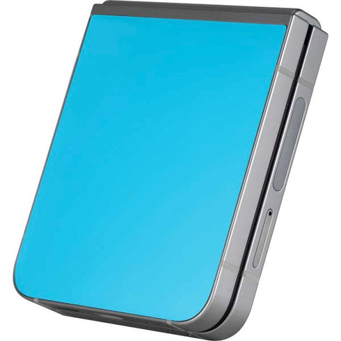 Color Pop Turbo Cyan Galaxy Z Flip6 Skin
