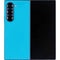 Color Pop Turbo Cyan Galaxy Z Fold6 Skin