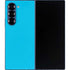 Color Pop Turbo Cyan Galaxy Z Fold6 Skin