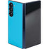 Color Pop Turbo Cyan Galaxy Z Fold6 Skin