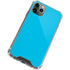 Color Pop Turbo Cyan iPhone 11 Pro Max Clear Case