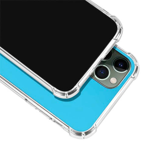 Color Pop Turbo Cyan iPhone 12 Pro Clear Case