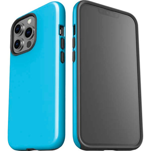 Color Pop Turbo Cyan iPhone 13 Pro Impact Case