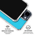 Color Pop Turbo Cyan iPhone 14 Plus Clear Case