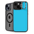 Color Pop Turbo Cyan iPhone 14 Plus Kickstand Case