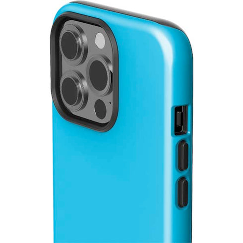 Color Pop Turbo Cyan iPhone 14 Pro Impact Case