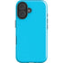 Color Pop Turbo Cyan iPhone 16 Plus Impact Case