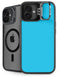 Color Pop Turbo Cyan iPhone 16 Plus Kickstand Case