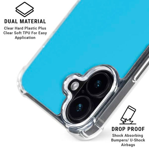 Color Pop Turbo Cyan iPhone 16 Plus MagSafe Case