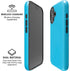 Color Pop Turbo Cyan iPhone 16 Plus Magsafe Impact Case