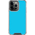 Color Pop Turbo Cyan iPhone 16 Pro Max Clear Case
