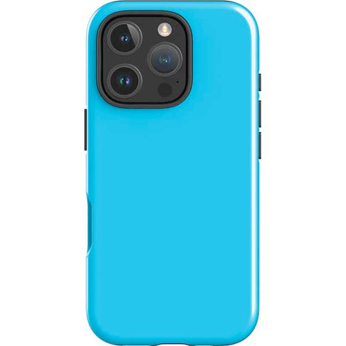 Color Pop Turbo Cyan iPhone 16 Pro Max Impact Case