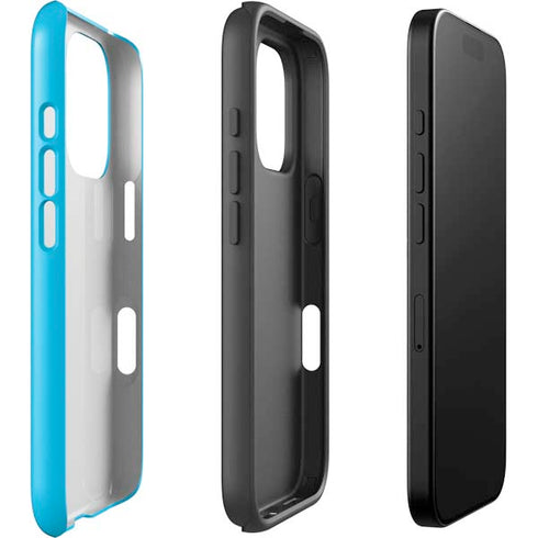 Color Pop Turbo Cyan iPhone 16 Pro Max Impact Case