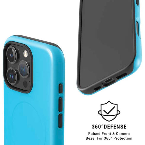 Color Pop Turbo Cyan iPhone 16 Pro Max Magsafe Impact Case