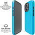 Color Pop Turbo Cyan iPhone 16 Pro Max Magsafe Impact Case