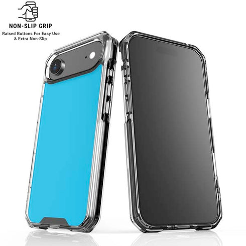 Color Pop Turbo Cyan iPhone 17 Air Clear Case