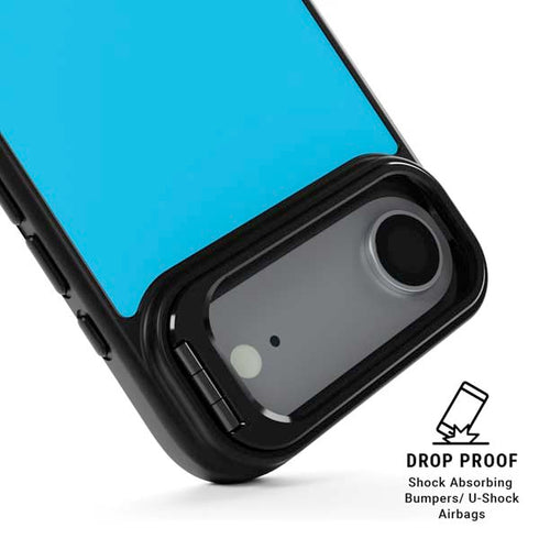 Color Pop Turbo Cyan iPhone 17 Air Kickstand Case