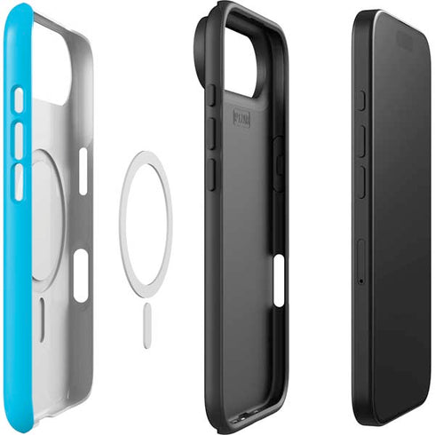 Color Pop Turbo Cyan iPhone 17 Air Magsafe Impact Case