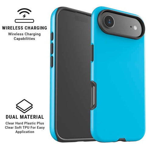 Color Pop Turbo Cyan iPhone 17 Air Magsafe Impact Case