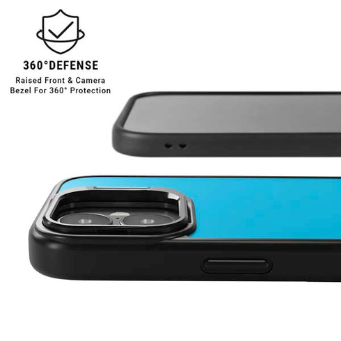 Color Pop Turbo Cyan iPhone 17 Kickstand Case