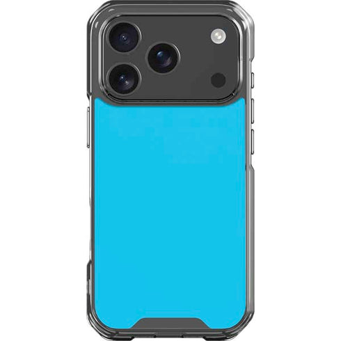 Color Pop Turbo Cyan iPhone 17 Pro Clear Case
