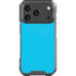 Color Pop Turbo Cyan iPhone 17 Pro Clear Case